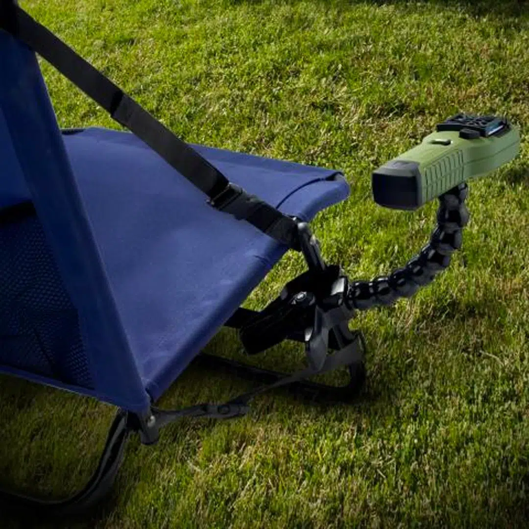 Thermacell multifäste på campingstol