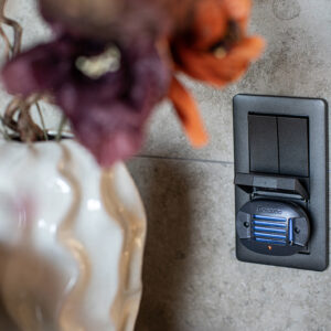 En Mr Mosquito inkopplad i vägguttaget