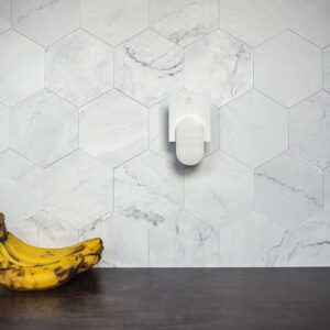 bananer framför en inkopplad dynatrap